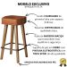 2 Banquetas Alta com Encosto para Bar Cozinha MOBLAN decor