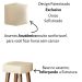 2 Banquetas Alta com Encosto para Bar Cozinha MOBLAN decor