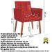 2 Cadeira Poltronas Conforto Corino Para Escritório Sala Luxo MOBLAN decor