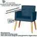 2 Cadeira Poltronas Conforto Para Escritório Sala Luxo MOBLAN decor