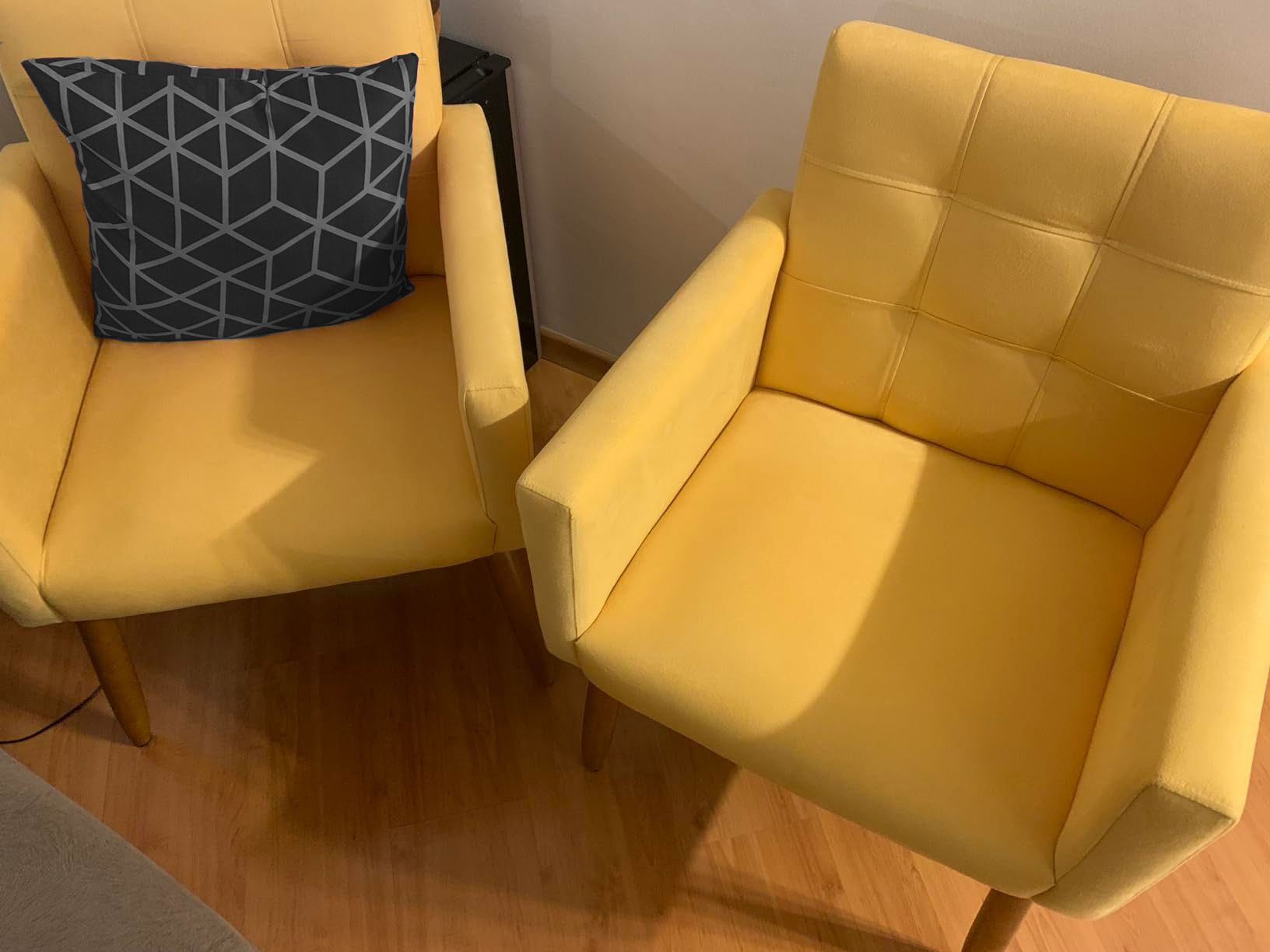 2 Cadeira Poltronas Conforto Para Escritório Sala Luxo MOBLAN decor