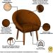 2 Poltronas Decorativa Corino Moderna para Sala de Estar Recepção Reforçada MOBLAN decor