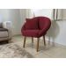 2 Poltronas Decorativa Moderna para Sala de Estar Recepção Reforçada MOBLAN decor