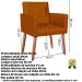 2 Poltronas Resistente para Recepção Confortável Corino Escritório MOBLAN decor