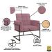2 Poltronas com Base de Ferro Reforçada para Recepção MOBLAN decor