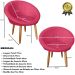 2 Poltronas moderna confortável para Sala de espera Corino Recepção MOBLAN decor
