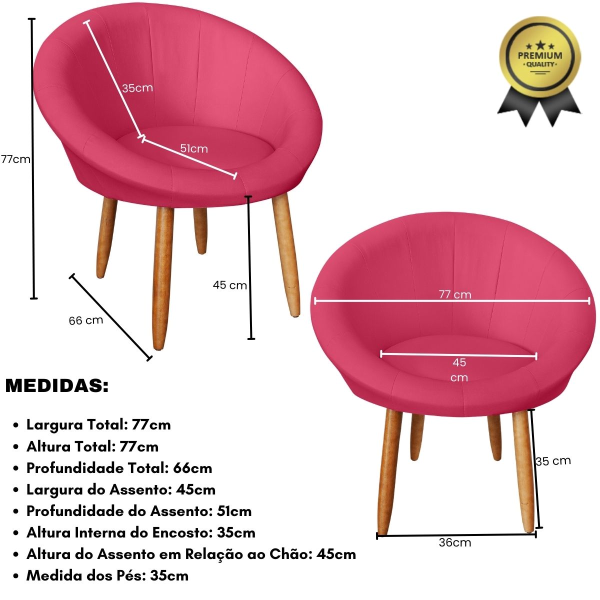 2 Poltronas moderna confortável para Sala de espera Corino Recepção MOBLAN decor