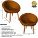 2 Poltronas moderna confortável para Sala de espera Corino Recepção MOBLAN decor