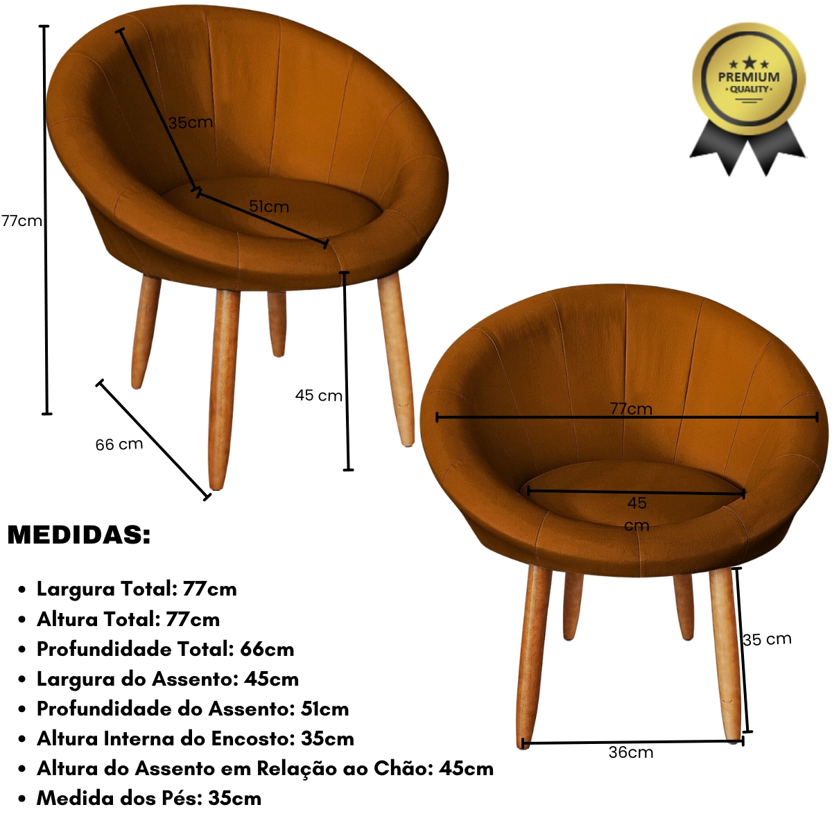 2 Poltronas moderna confortável para Sala de espera Corino Recepção MOBLAN decor