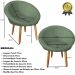 2 Poltronas moderna confortável para Sala de espera Corino Recepção MOBLAN decor
