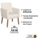 2 Poltronas para Clínica Resistente Recepção Corino Sala de Estar MOBLAN decor