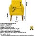 2 Poltronas para Clínica Resistente Recepção Sala de Estar MOBLAN decor