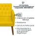 2 Poltronas para Clínica Resistente Recepção Sala de Estar MOBLAN decor