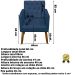 2 Poltronas para Clínica Resistente Recepção Sala de Estar MOBLAN decor