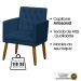2 Poltronas para Clínica Resistente Recepção Sala de Estar MOBLAN decor