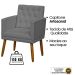 2 Poltronas para Clínica Resistente Recepção Sala de Estar MOBLAN decor