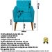 2 Poltronas para Clínica Resistente Recepção Sala de Estar MOBLAN decor
