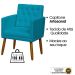 2 Poltronas para Clínica Resistente Recepção Sala de Estar MOBLAN decor