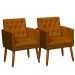 2 Poltronas para Clínica Resistente Recepção Sala de Estar MOBLAN decor