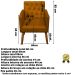 2 Poltronas para Clínica Resistente Recepção Sala de Estar MOBLAN decor
