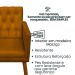 2 Poltronas para Clínica Resistente Recepção Sala de Estar MOBLAN decor