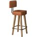 Banqueta Alta com Encosto para Balcão Gourmet MOBLAN decor