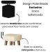 Banqueta Alta com Encosto para Balcão Gourmet MOBLAN decor
