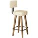 Banqueta Alta com Encosto para Ilha Gourmet MOBLAN decor