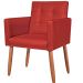 Cadeira Poltrona Conforto Corino Para Escritório Sala Luxo MOBLAN decor