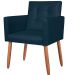Cadeira Poltrona Conforto Corino Para Escritório Sala Luxo MOBLAN decor