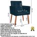 Cadeira Poltrona Conforto Corino Para Escritório Sala Luxo MOBLAN decor