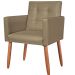 Cadeira Poltrona Conforto Corino Para Escritório Sala Luxo MOBLAN decor