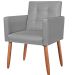 Cadeira Poltrona Conforto Corino Para Escritório Sala Luxo MOBLAN decor