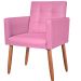 Cadeira Poltrona Conforto Corino Para Escritório Sala Luxo MOBLAN decor