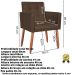 Cadeira Poltrona Conforto Corino Para Escritório Sala Luxo MOBLAN decor