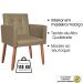 Cadeira Poltrona Conforto Corino Para Escritório Sala Luxo MOBLAN decor