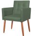 Cadeira Poltrona Conforto Corino Para Escritório Sala Luxo MOBLAN decor