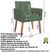 Cadeira Poltrona Conforto Corino Para Escritório Sala Luxo MOBLAN decor