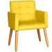 Cadeira Poltrona Conforto Para Escritório Sala Luxo MOBLAN decor