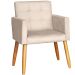 Cadeira Poltrona Conforto Para Escritório Sala Luxo MOBLAN decor