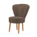 Cadeira Poltrona Para Recepção Tecido Veludo Decorativa MOBLAN decor
