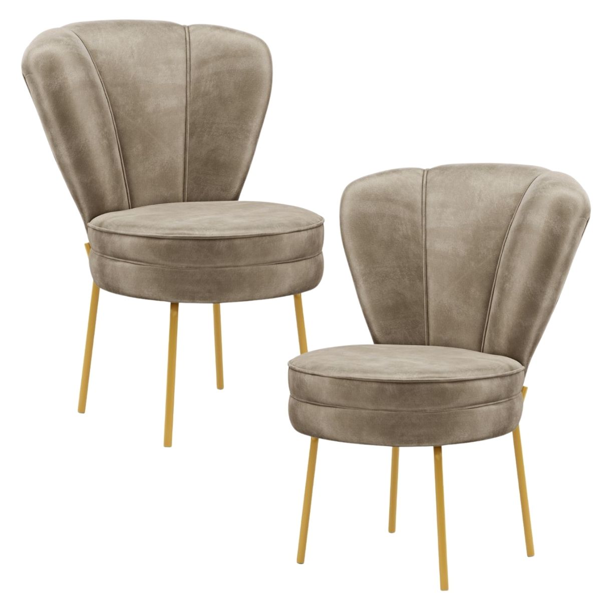 Conjunto 2 Cadeiras Decor para Sala de Jantar Cozinha Tecido Veludo Ergonômica Resistente MOBLAN decor