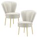 Conjunto 2 Cadeiras Decor para Sala de Jantar Cozinha Tecido Veludo Ergonômica Resistente MOBLAN decor