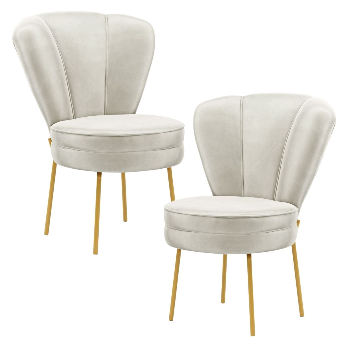 Conjunto 2 Cadeiras Decor para Sala de Jantar Cozinha Tecido Veludo Ergonômica Resistente MOBLAN decor