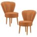 Conjunto 2 Poltronas para Cozinha Confortável Pés de Madeira MOBLAN decor