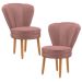 Conjunto 2 Poltronas para Cozinha Confortável Pés de Madeira MOBLAN decor