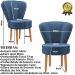 Conjunto 2 Poltronas para Cozinha Confortável Pés de Madeira MOBLAN decor