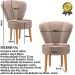 Conjunto 2 Poltronas para Cozinha Confortável Pés de Madeira MOBLAN decor