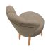Conjunto 2 Poltronas para Cozinha Confortável Pés de Madeira MOBLAN decor