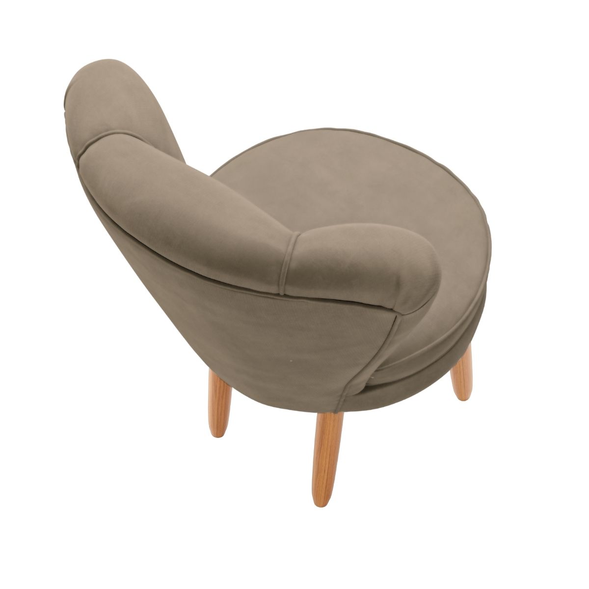 Conjunto 2 Poltronas para Cozinha Confortável Pés de Madeira MOBLAN decor